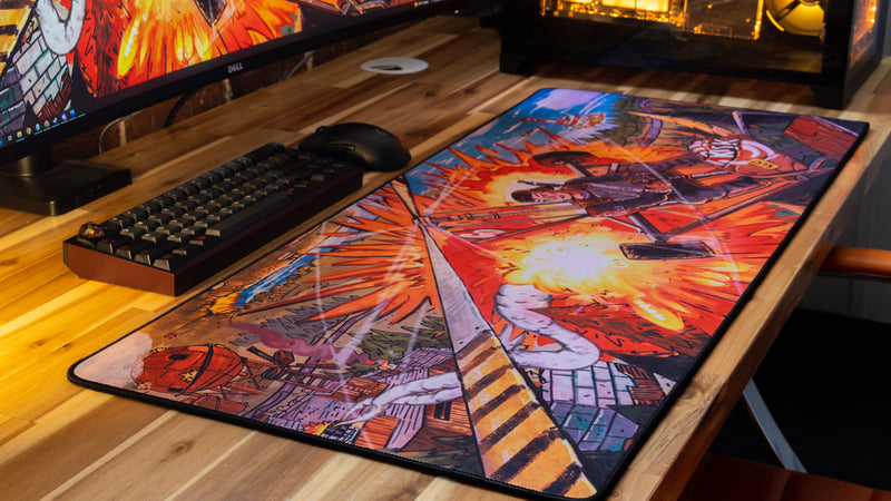 "Fly Guy" — Rust Deskmat