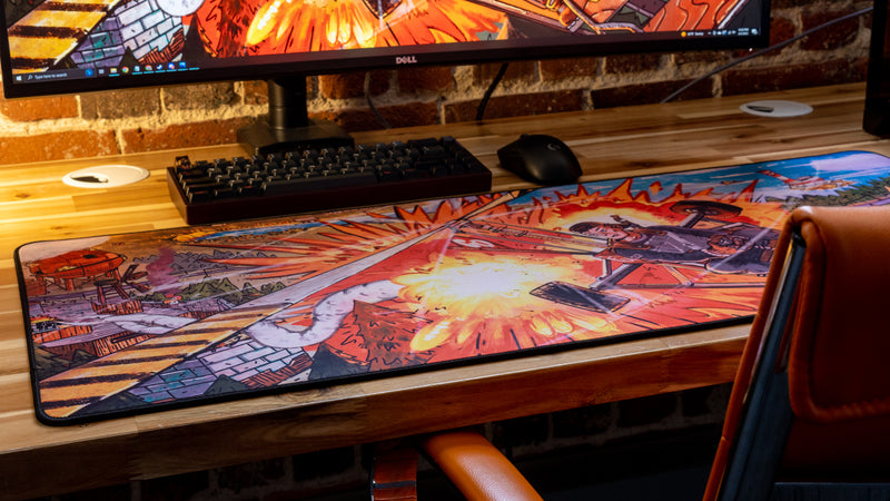 "Fly Guy" — Rust Deskmat