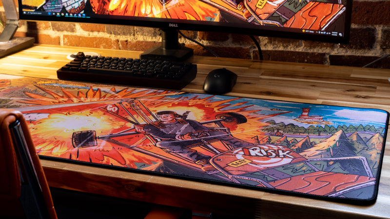 "Fly Guy" — Rust Deskmat