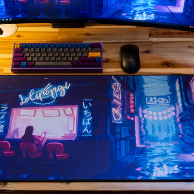 "Lolipopgi - Noodle Bar" Content Creator Collaboration Limited Edition Mouse Pad