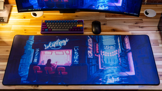 "Lolipopgi - Noodle Bar" Baalorlord XL gaming deskmat — Epic Desk