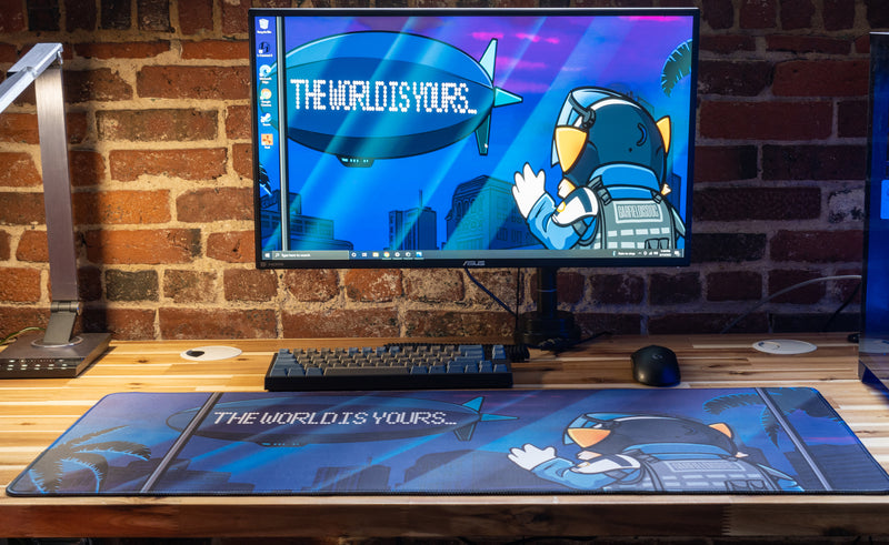 **RETIRED** Limited Edition - "Garfieldisdoc - THE WORLD IS YOURS" Creator Deskmat - Epic Desk