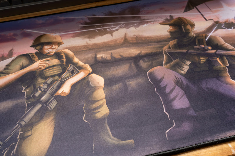 **RETIRED** Limited Edition - "SwampFoxTV - Tenacity" Creator Deskmat - Epic Desk