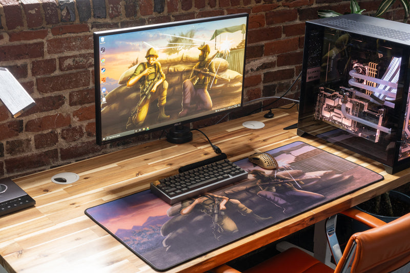 **RETIRED** Limited Edition - "SwampFoxTV - Tenacity" Creator Deskmat - Epic Desk