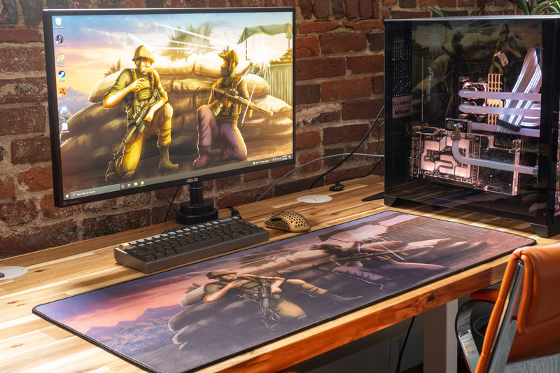 **RETIRED** Limited Edition - "SwampFoxTV - Tenacity" Creator Deskmat - Epic Desk
