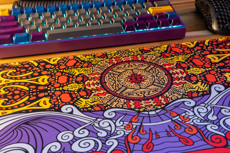 "Ancient Sun" — Epic Desk Originals Deskmat
