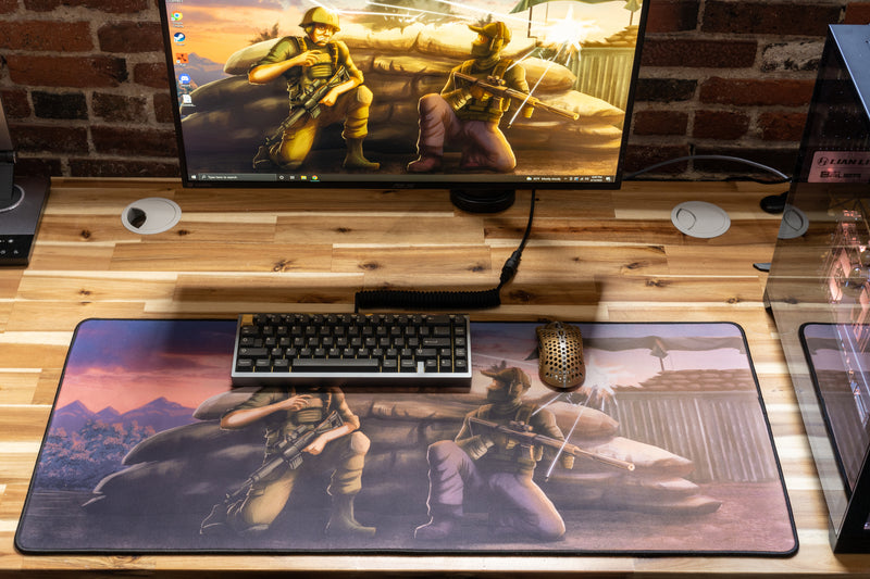 **RETIRED** Limited Edition - "SwampFoxTV - Tenacity" Creator Deskmat - Epic Desk