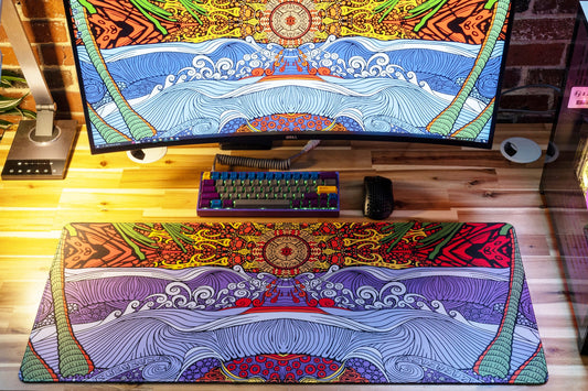 "Ancient Sun" — Epic Desk Originals Deskmat