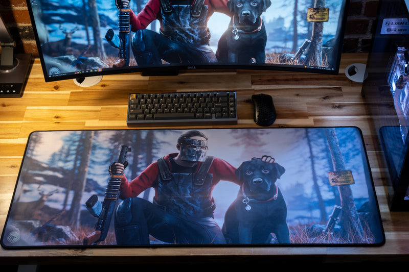 "Posty" Rust XL gaming deskmat — Epic Desk