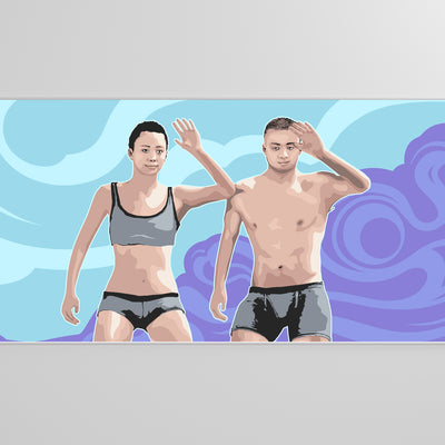 **RETIRED** Limited Edition - "forkgirl" Creator Deskmat - Epic Desk