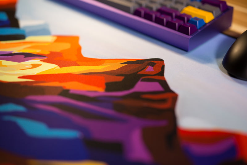 "Purple Mountain Majesty" Limited Edition XL Mousepad - Epic Desk