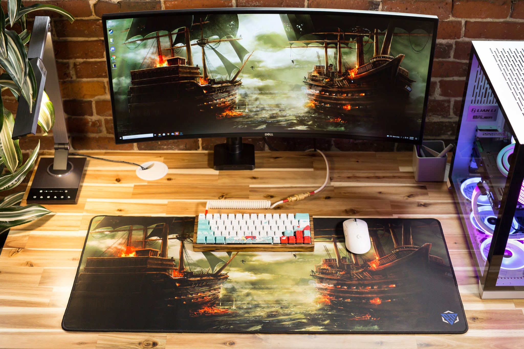 "Buccaneer Battle" Limited Edition XL Mousepad - Epic Desk